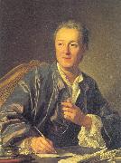 Loo, Louis-Michel van Portrait of Denis Diderot oil